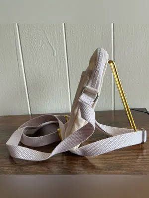 Rare Lightweight Off White Cream Kipling Tally crossbody Phone Handbag thumbnail 3