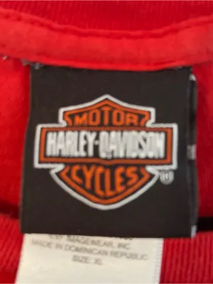 Harley Davidson Red 2009 Sturgis 69th Black Hills Motor Rally Tee - Size XL thumbnail 3