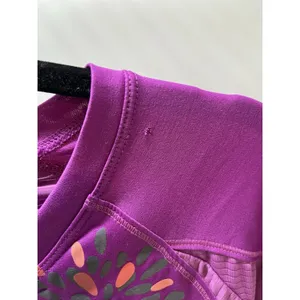 The North Face Purple Ladies Cycling Top Large Small Hole On Shoulder Outdoor‎ thumbnail 2