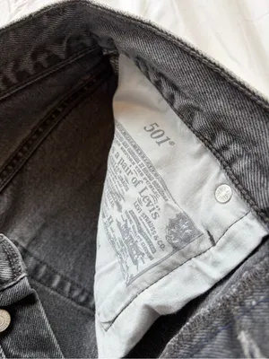 Levi's 501 Straight-Leg Jeans in Faded Black thumbnail 3