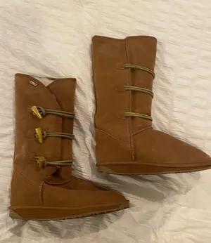 Emu Chestnut Button Boots Brown Size 8 thumbnail 3