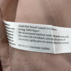 Eileen Fisher Blazer Women Large Pink Stretch Tencel Open Front Shawl S18DKA thumbnail 5