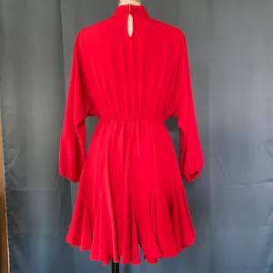 Caroline Godet Crepe Mini Dress thumbnail 5