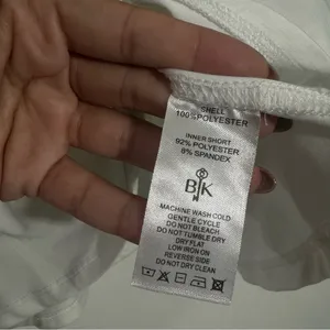 NEW Belyn Key Billie Golf‎ Skort In White And Green XL Tennis Walking FLAWED thumbnail 5