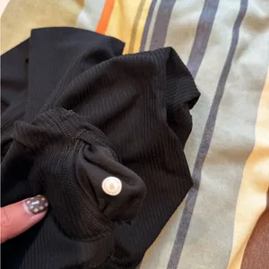 Lululemon Black Ribbed Leggings thumbnail 3