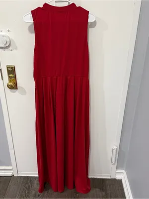NWOT Halara Stand Collar Sleeveless Maxi Dress thumbnail 5