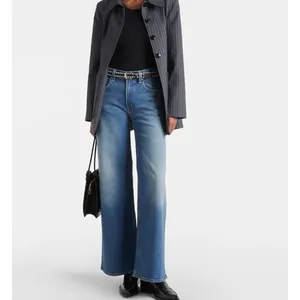 Citizens of Humanity Loli Mid Rise Wide Leg Denim Jeans Size 26 thumbnail 2
