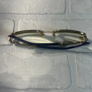 JIMMY‎ CHOO Eyeglasses Frames Violet 53 16 135 78-8T2 Rectangle Made in Italy thumbnail 9
