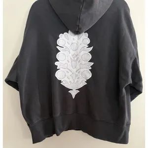 Free people Movement Sprint To The Finish Logo Hoodie Black/White Womens Size Sm thumbnail 6