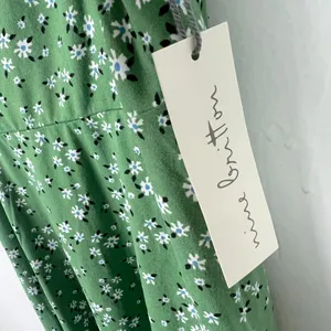 Nine Britton NWT Stitch Fix Desiree Strappy Floral Sleeveless Dress Green Size Large L NEW thumbnail 5