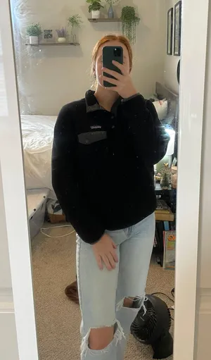 Patagonia Synchilla Black Pullover thumbnail 5