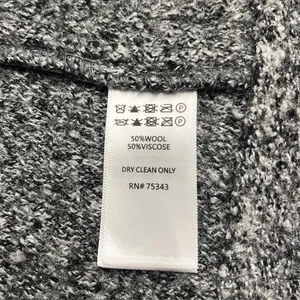 Tahari wool blend jacket‎ size small notch moto jacket tweed jacket neutral grey thumbnail 8