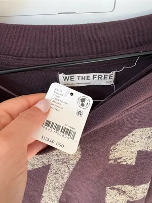 Free People We The Free Lilith Long Sleeve Tee in Chocolate Brown NWT thumbnail 4