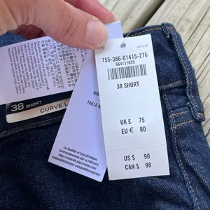 Abercrombie & Fitch Curve Love High Rise Bootcut Jeans Size 38S (46" Waist) NEW! thumbnail 6