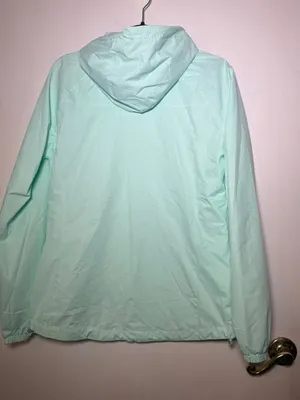 New Balance Women's Mint Hooded Windbreaker Jacket Medium Activewear thumbnail 7