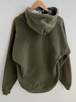 Green Bay Football Distressed Olive Green Hoodie Pullover thumbnail 6