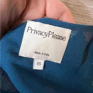Privacy please revolve floral faux wrap dress blue‎ sz XS thumbnail 8