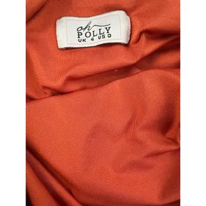 Oh Polly - Ain't So Basic Ruched Bodycon Mini Dress in Orange thumbnail 2