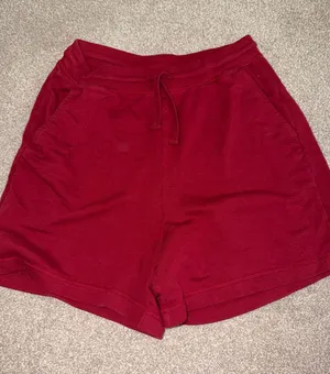 Old Navy Maroon Drawstring Athletic Shorts thumbnail 1