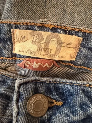 Free People CRVY Misfit Flare Denim Jeans Blue Size 30 thumbnail 6