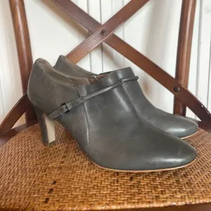 Ecco Nephi buckle leather bootie grey thumbnail 4