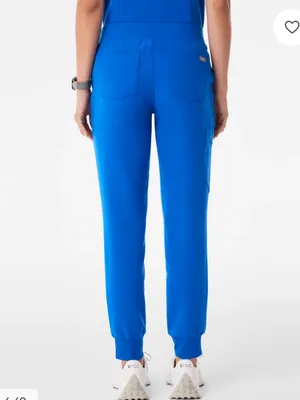 Figs Zamora Joggers Scrub Pants in Royal Blue Size Small thumbnail 4