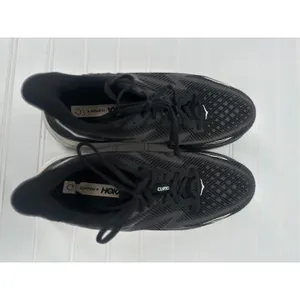 Hoka One One Clifton 9 Womens 11D 11 Wide Black‎ Running Shoes Athletic Sneakers thumbnail 4