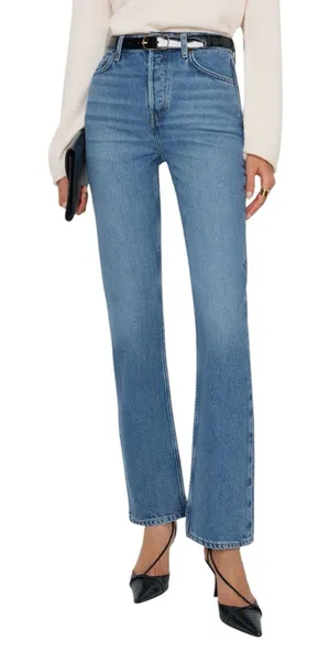 Reformation - High Rise Straight Leg Jeans Merida Wash Size 27 thumbnail 1