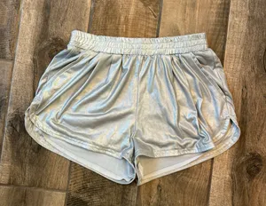 Metallic Gray Party Shorts thumbnail 5