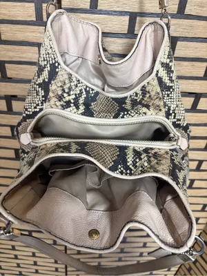 Coach tan Madison python shoulder bag thumbnail 9