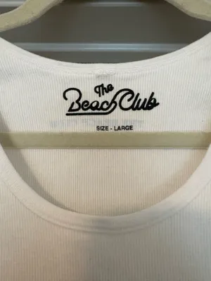 The Beach Club Tank White Size L thumbnail 2