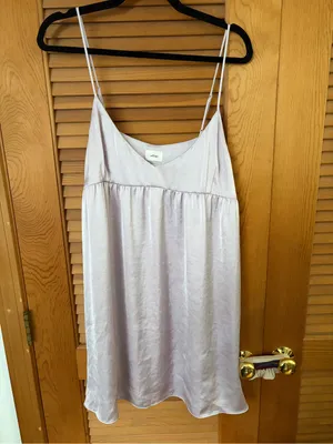 Aritzia Wilfred lovers satin dress mini size Large thumbnail 6