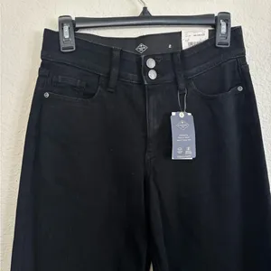 St. John's Bay Black Wide‎ Leg Jeans NEW thumbnail 2
