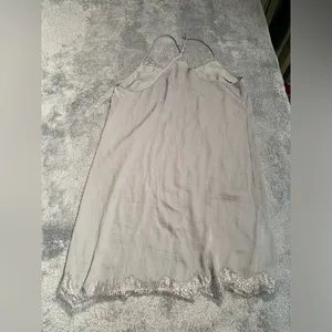Aerie gray nightgown slip dress small thumbnail 7