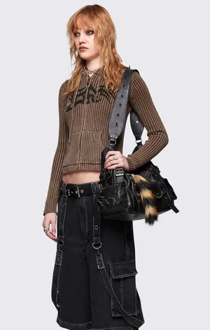mingalondon - KAI TAUPE KNITTED ZIP-UP HOODIE thumbnail 2
