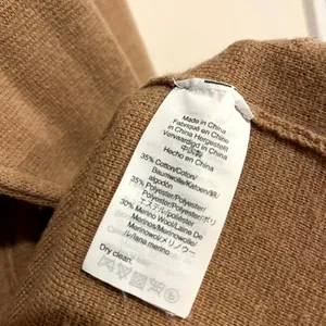 J.Crew Sweater Blazer Sophie Open Front Camel Tan Wool Blend Women Size S thumbnail 3