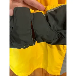 Columbia Fire Ridge Yellow Removable Hood Midweight Vintage Ski Jacket medium (4 thumbnail 13