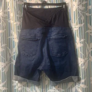 Isabel Maternity Women's Crossover Panel Bermuda Maternity Jeans Size 10 thumbnail 5