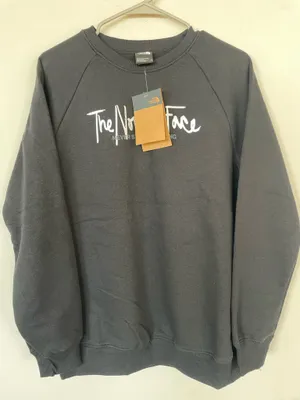NWT The North Face Women Sweatshirt Crew Neck Pullover Long Sleeve Black Size M thumbnail 1