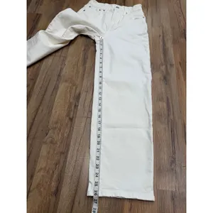 Madewell Perfect Vintage Wide Leg Crop Jeans White High Rise Size 23 thumbnail 7
