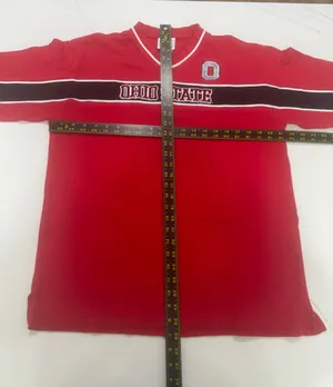 🏈 Vintage Ohio State Buckeyes V-Neck Jersey Tee (Lee Sport) 🌰 thumbnail 4