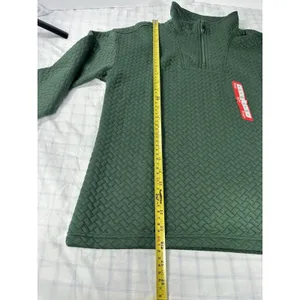 BCG Sycamore Green Quilted 1/4 Zip Pullover - NWT Size S thumbnail 7
