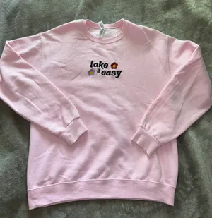 Pink Sweatshirt Size M thumbnail 1