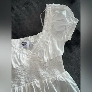 Princess Polly Daniela Mini Dress in White Size 4 thumbnail 12