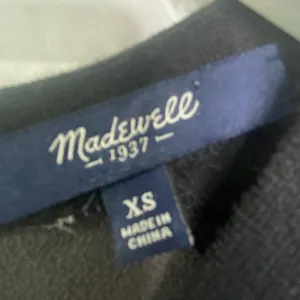 Madewell T-Shirt Mini Dress Short Sleeve Colorblock Gray‎ Black Women XS thumbnail 3