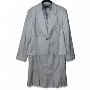 Isabelle Gray 2 Piece Woven Fabric Tailored Career Suit Size 14 thumbnail 11