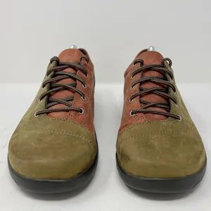 Klogs Leather Nubuck Lace Up Myra Sneakers Womens Size 7 Red Green thumbnail 3