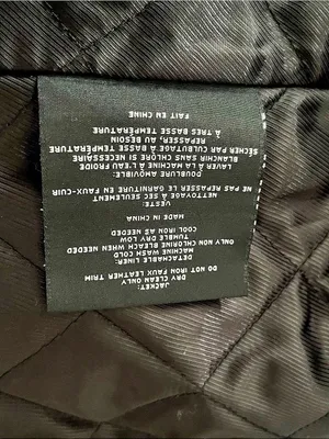 Marc New York Andrew Marc XS Black Raincoat Jacket Detachable Liner Faux Leather thumbnail 4