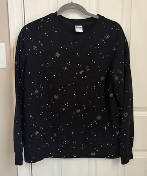 Stars Above Crewneck Star Print Sweatshirt thumbnail 1