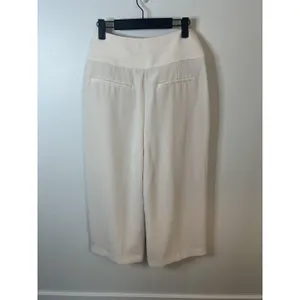 NWT! Lauren Ralph Lauren Wm 2 Paperbag Waist Wide Leg Cropped Culottes Old Money thumbnail 6